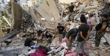 Noodhulp aardbevingen Lebanon en Economische crisis.
