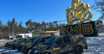 Steun UA - SUV's van Talinn naar Kiev 