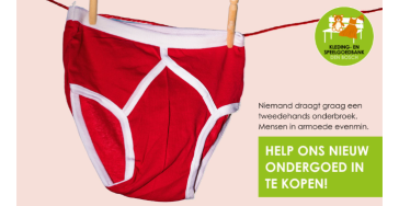 Koop een nieuwe onderbroek voor mensen in armoede!
