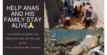 Help us to continue our lives and go to safety from gaza