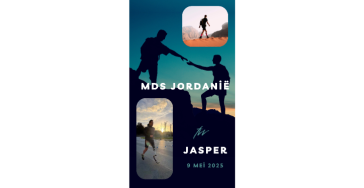 Marathon des Sables voor Jasper.