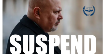 Campaign for prosecutor Karim Khan Suspension