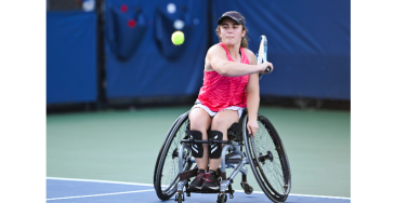 Luna naar de top in rolstoeltennis