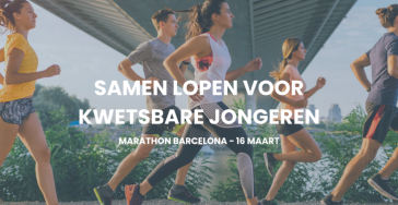 Marathon Barcelona: samen voor kwetsbare jongeren