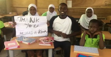 accu voor basisschool Ghana