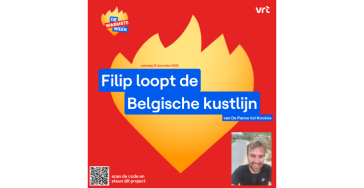 Filip loopt de Belgische kustlijn voor de Warmste Week