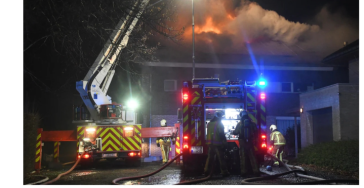 Woning onbewoonbaar na zware zolderbrand