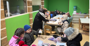 Support Ukrainian children’s education at a charity school.