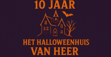 10 jaar Halloween huis van Heer