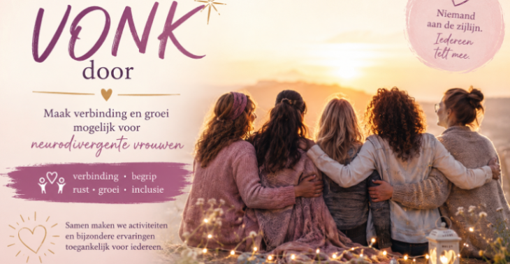 Help vrouwen met ASS/ADHD/HSP/HB... deelnemen aan VONK-activiteiten