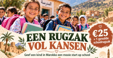 Een Rugzak vol Kansen voor kinderen in Marokko