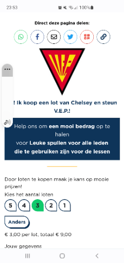 Grote club actie